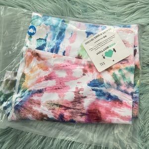 Wodbottom tie dye booty shorts